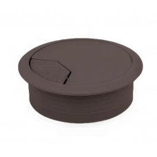 Заглушка для дротів із пружиною кругла пластик Венге (діаметр 60 мм) (ZG0798)