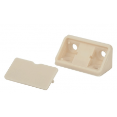 Кутник монтажний подвійний меблевий пластиковий 42x20x20 мм Ясен (PD0689)