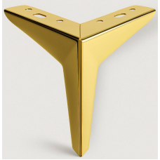 Ножка мебельная (опора) нерегулируемая SIGMA FL 153 H-150мм золото глянцева (MO1352)