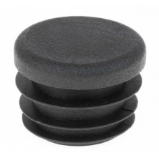 Заглушка для труби Termoplast внутрішня кругла D=25мм пластик Чорна (ZG0777)