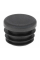 Заглушка для труби Termoplast внутрішня кругла D=25мм пластик Чорна (ZG0777)