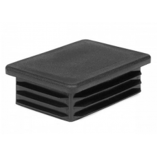 Заглушка для труби Termoplast внутрішня прямокутна 80x60мм пластик Чорна (ZG0793)