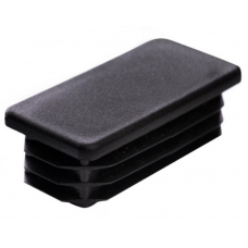 Заглушка для труби Termoplast внутрішня прямокутна 80x40мм пластик Чорна (ZG0791)